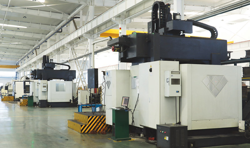 Corner of mould processing workshop