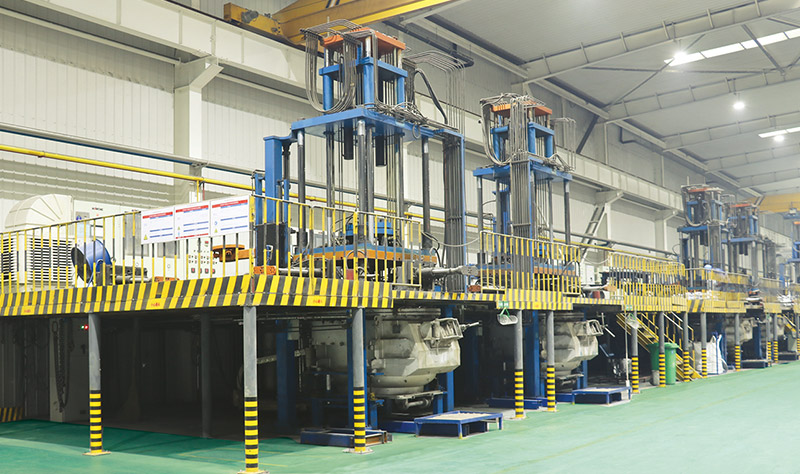 Low pressure casting workshop