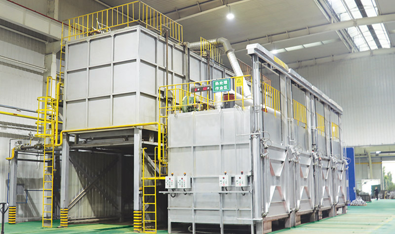 Heat treatment furnace workshop